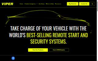 Viper Auto Glass website