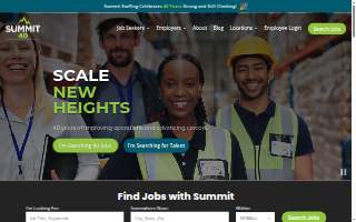 Summit Staffing website