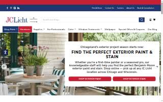 JC Licht Blinds & Shades Store Evanston website
