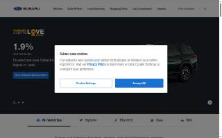Subaru Evergreen Park website