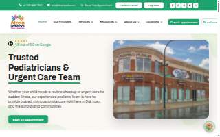 Alzein Pediatrics & Urgent Care website