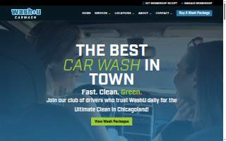 WashU Car Wash website