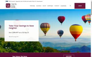 Union Savings Bank website