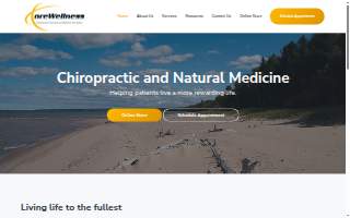 Core Wellness Chiropractic and Anti-Aging Centre website