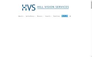 Hill Vision Services website