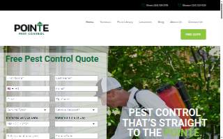 Pointe Pest Control - West Chicago website