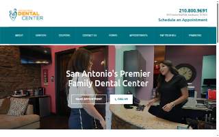 San Antonio Dental Center website