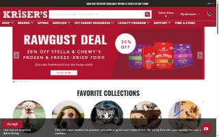 Kriser's Natural Pet website
