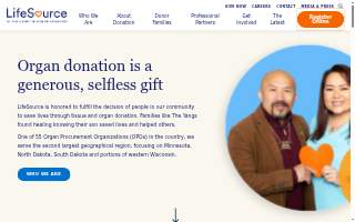 LifeSource Health and Wellness website