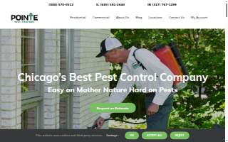 Pointe Pest Control website