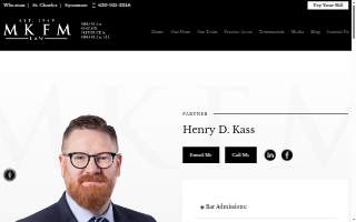 Kass & Moses Personal Injury Lawyers website