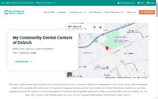 My Community Dental Centers ~ Detroit website