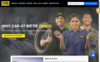 Car-X Tire & Auto website