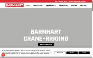 Barnhart Heating & Cooling website