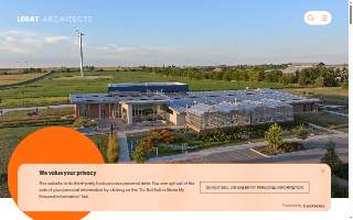 Legat Architects website