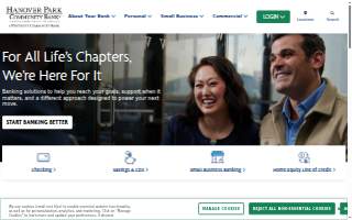 Hanover Park Community Bank website