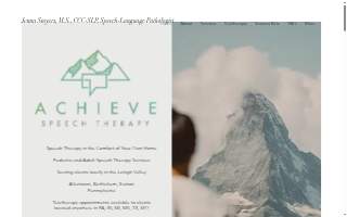 Achieve Speech Therapy, PLLC website