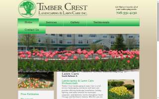 Timber Crest Landscaping website