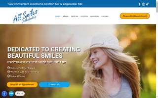 All Smiles Orthodontics website