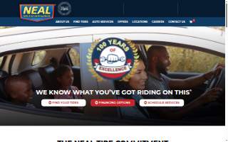 Neal Tire & Auto Service website