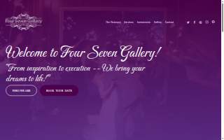 Four Seven Gallery Event Planning and Designs, LLC website