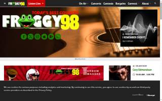 Froggy's Catering Inc website