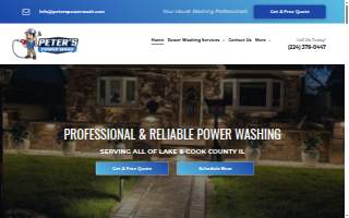 Peter's Power Wash website
