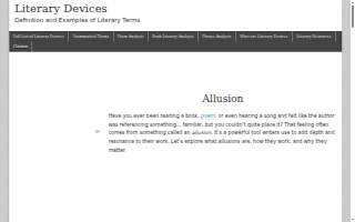 Allusions website