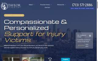 Taylor Law Firm website