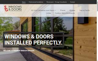SG Window & Doors website