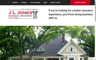 J L Jones Insurance & Retirement website