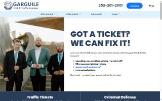 Garguile DUI & Traffic Lawyers website