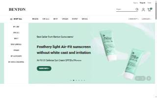 Benton Engineering website