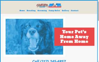 Canine Camp website