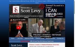The Law Office of Scott Levy, Inc. website