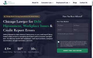 Justice Consumer Law, LLC website