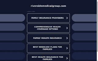 Riverside Medical Group Orthopedic Specialists website