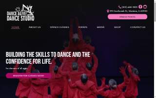 Dance Alive Dance Studio website