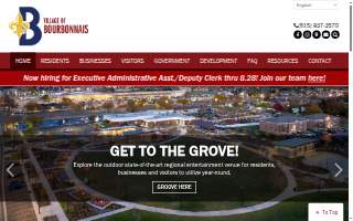 Bourbonnais Grove Assisted Living & Memory Care- A Riverside Senior Life Community website