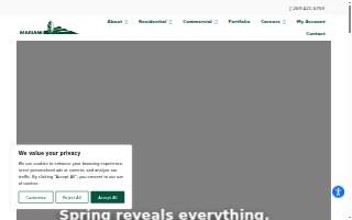 Mariani Landscape website