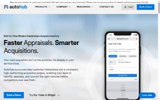 Autohub Motors website