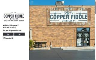 Copper Fiddle Distillery website