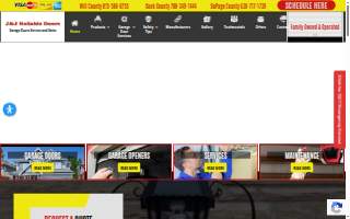 J & J Reliable Doors website