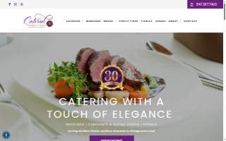 Catered Productions website