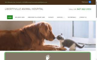 Libertyville Animal Hospital website