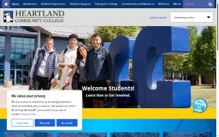 Heartland Community College website