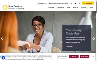 HomeServices Insurance Agency website