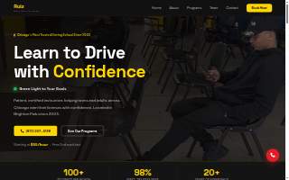Ruiz Driving School website