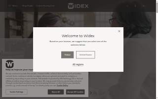 Widex ORCA Hearing Aid website