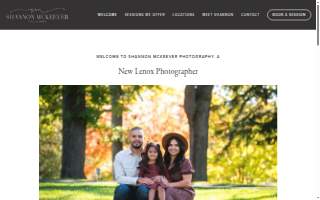 Shannon McKeever Photography website